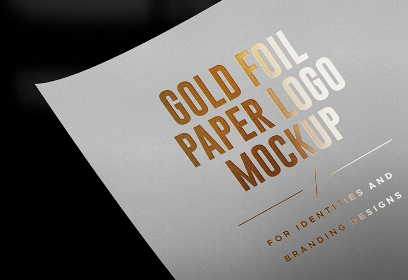 Download Gold Foil Logo Mockup Archives Graphicsfuel