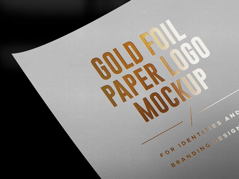 Goldfoil & Silverfoil Logo Mockups