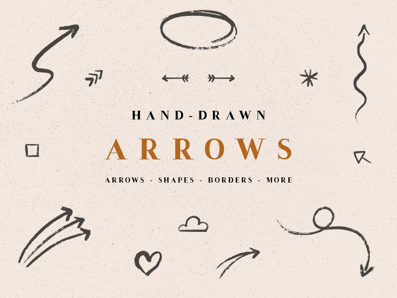 Handdrawn Arrows And Shapes
