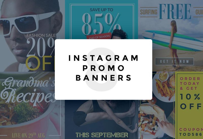 Instagram Promo Banners PSD