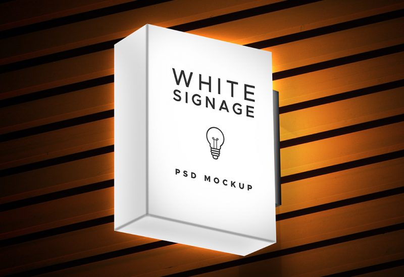 Lightbox Signage Mockup