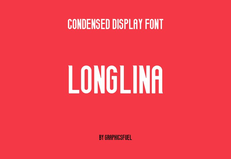 Longlina Narrow Condensed Display Font