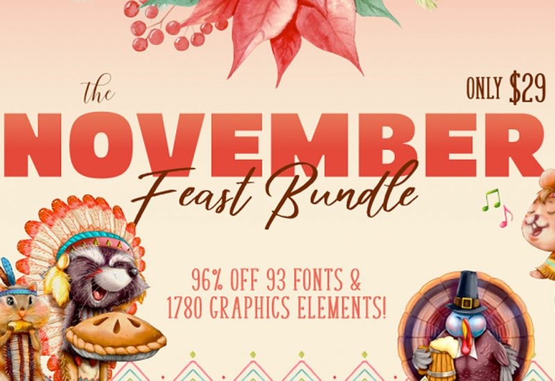November Fonts & Design Bundle