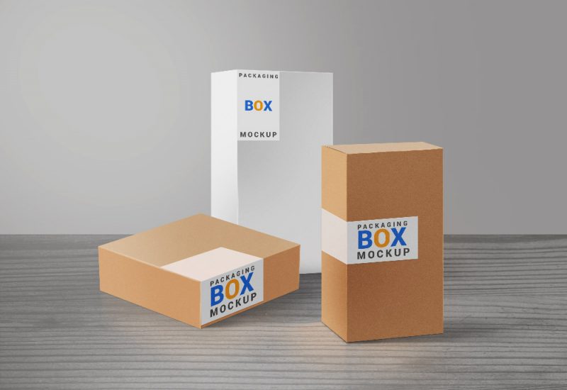 Product Packaging Boxes PSD