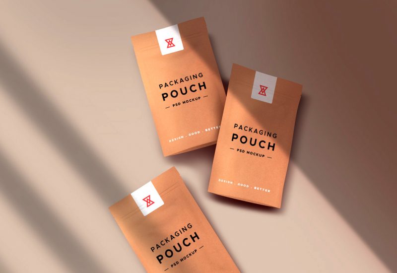 Paper Pouch Packaging Mockups