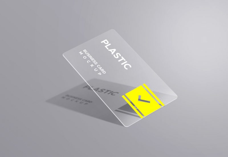 Plastic Business Card Mockups