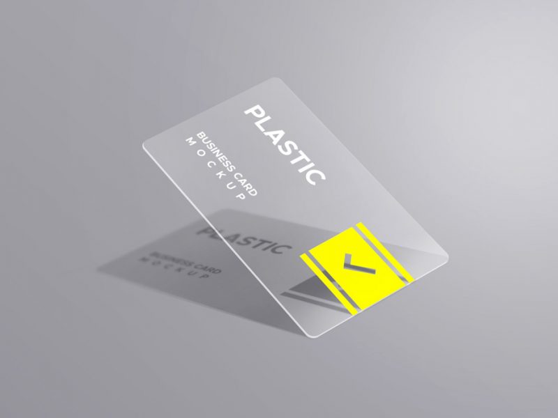 Plastic Business Card Mockups