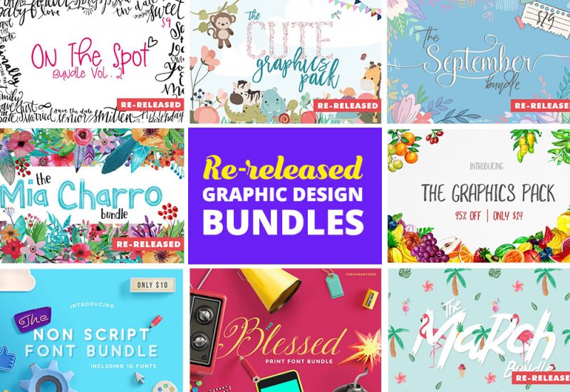 Re-released Graphic Design Bundles