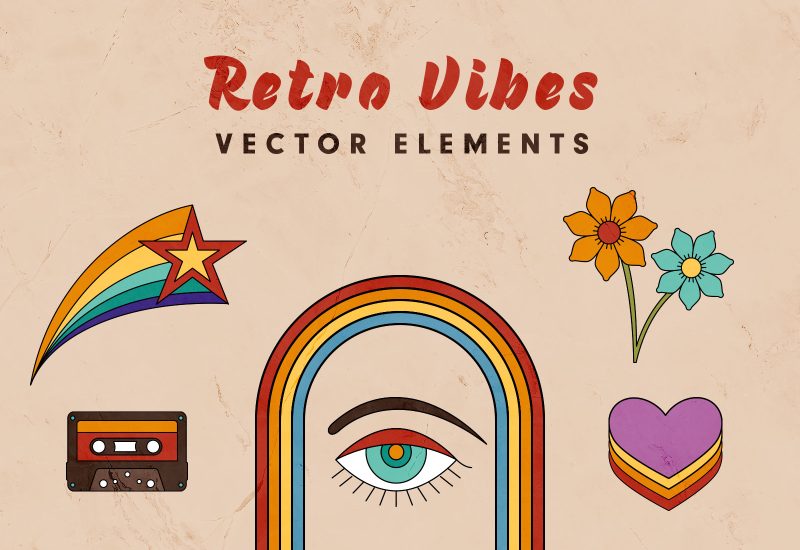 Retro-Vibes-Vector-Elements