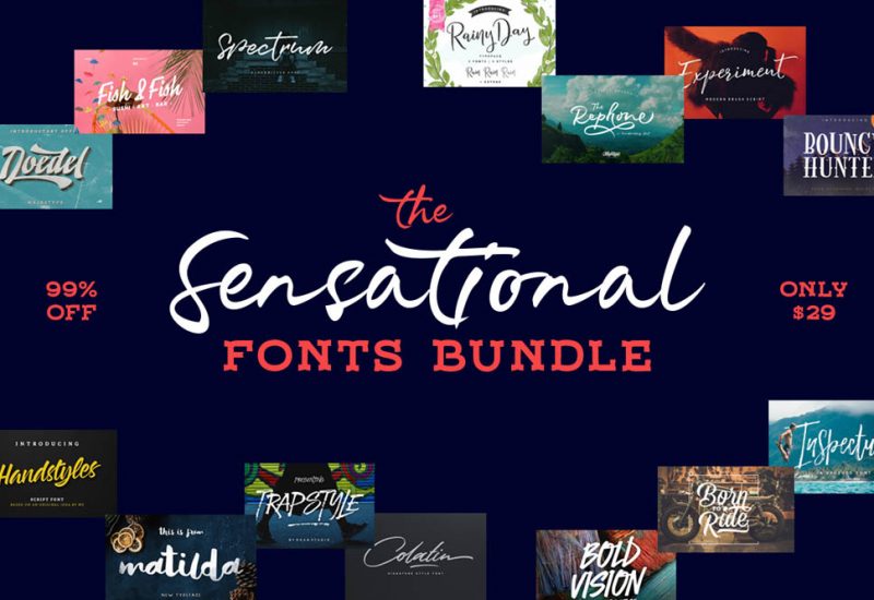 Sensational Fonts Bundle