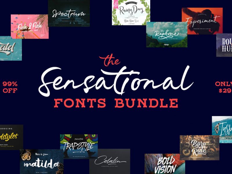 Sensational Fonts Bundle