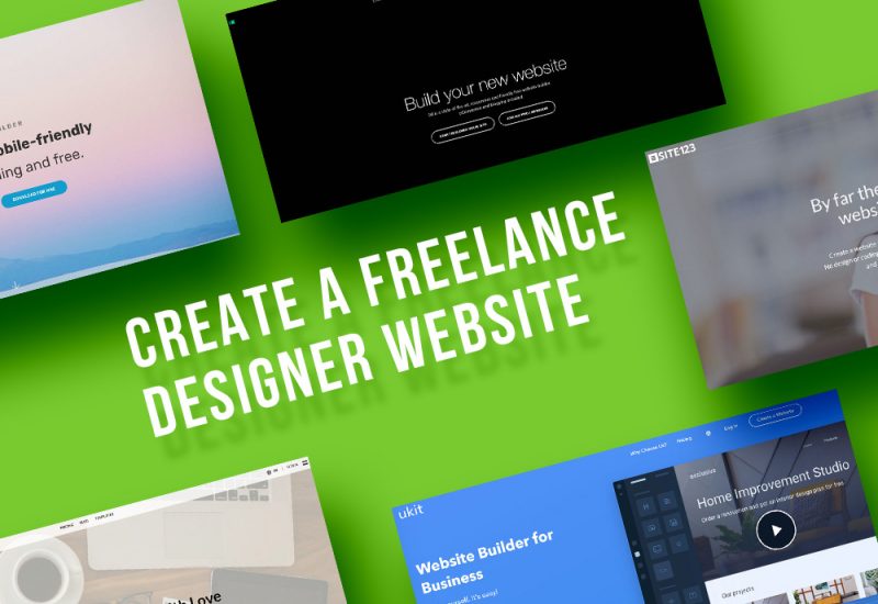 Create Freelance Designer Website