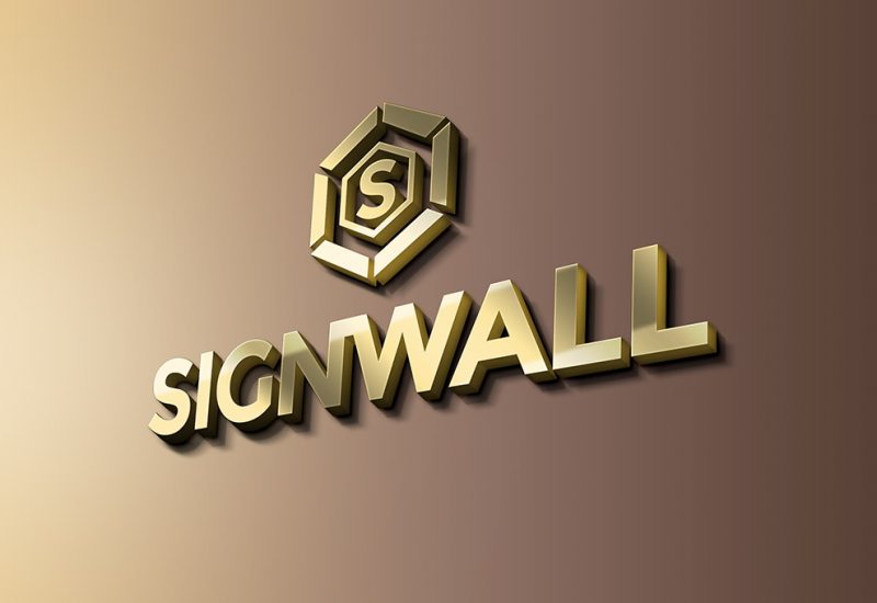 Signwall Logo Mockup