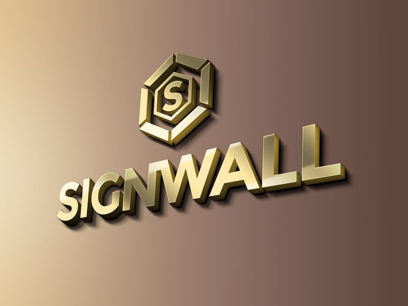 Signwall Logo Mockup
