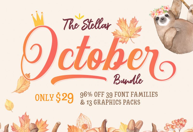 Stellar-October-Fonts-Design-Bundle