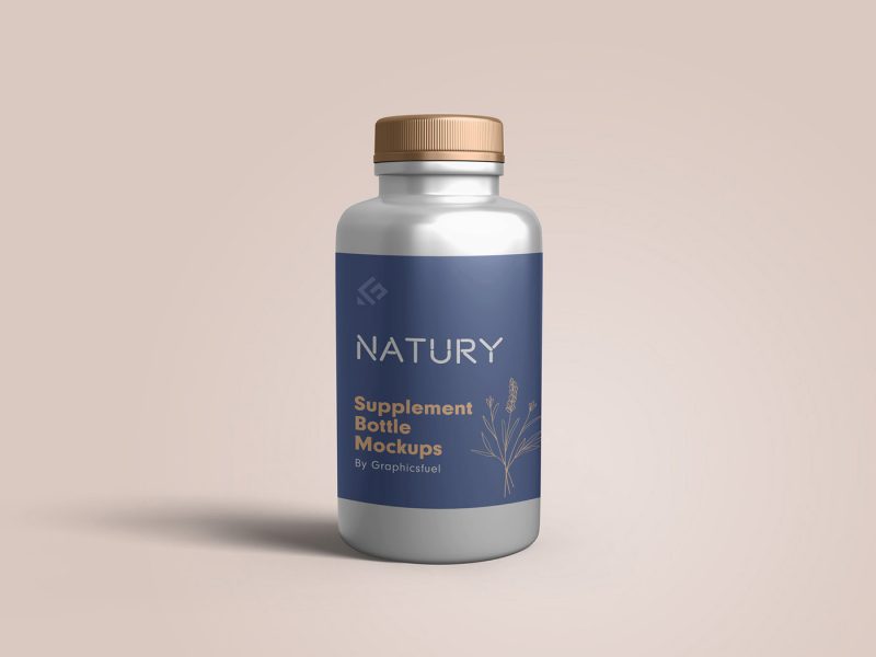 Supplement Bottle Mockup Templates