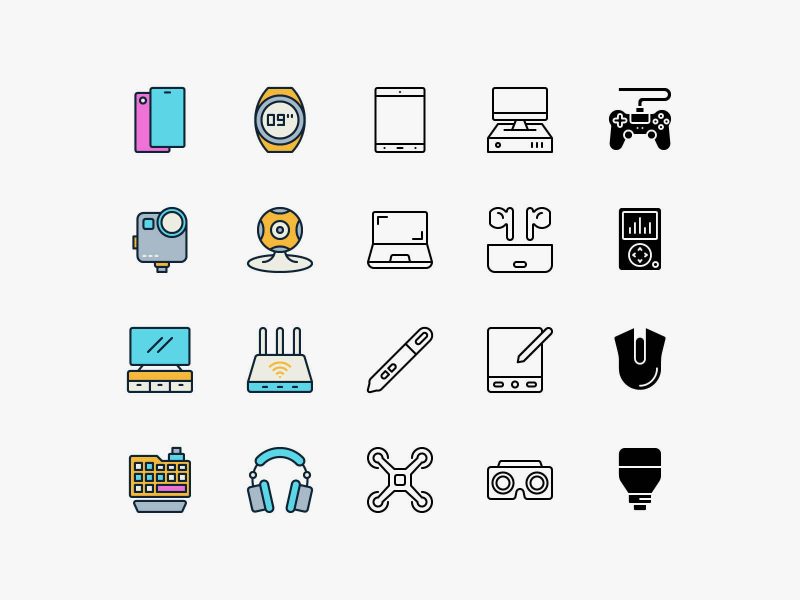 Vector Gadget Icons Pack
