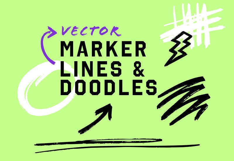 Vector Marker Lines & Doodles
