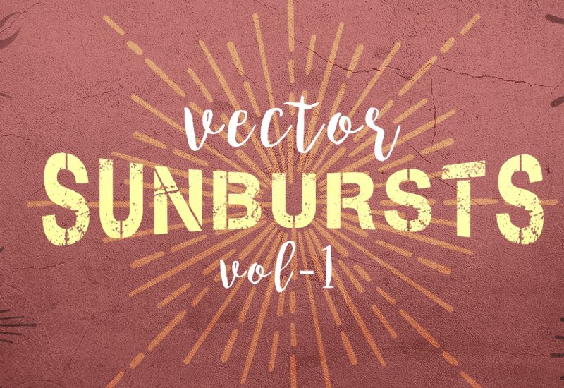 Vector Sunbursts & Sunrays