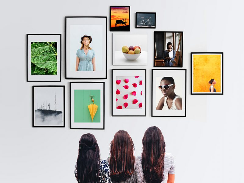 Wall Frames Gallery Mockup