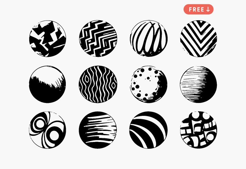 Abstract Sphere Vector Illustrations
