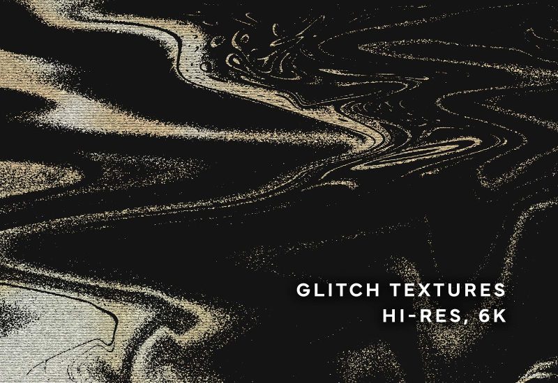 Abstract glitch textures