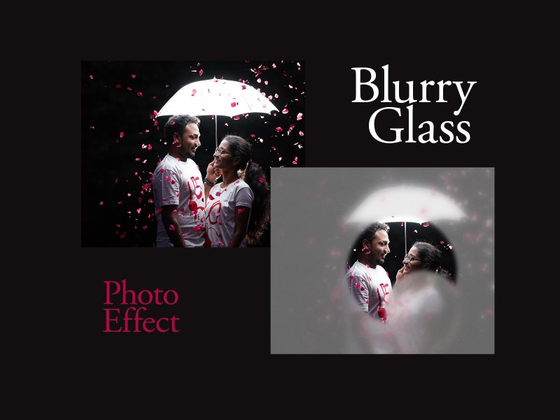 Blurry Glass Photo Effect