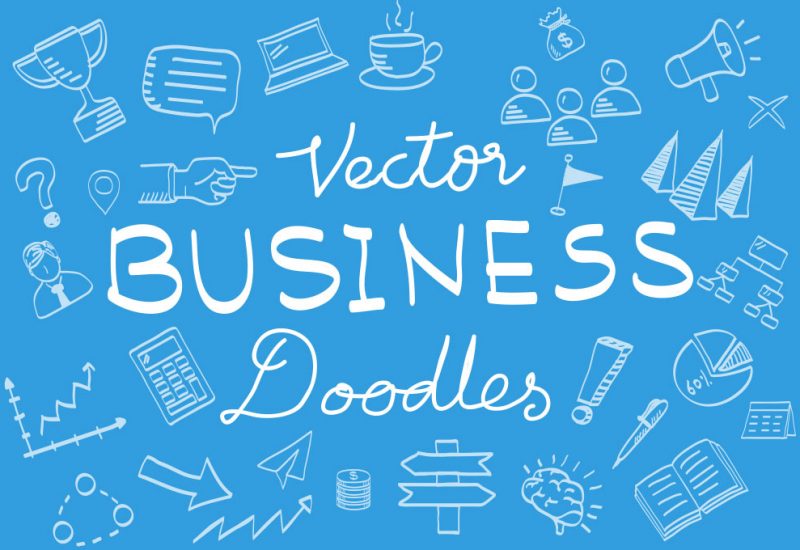 Business vector doodle elements