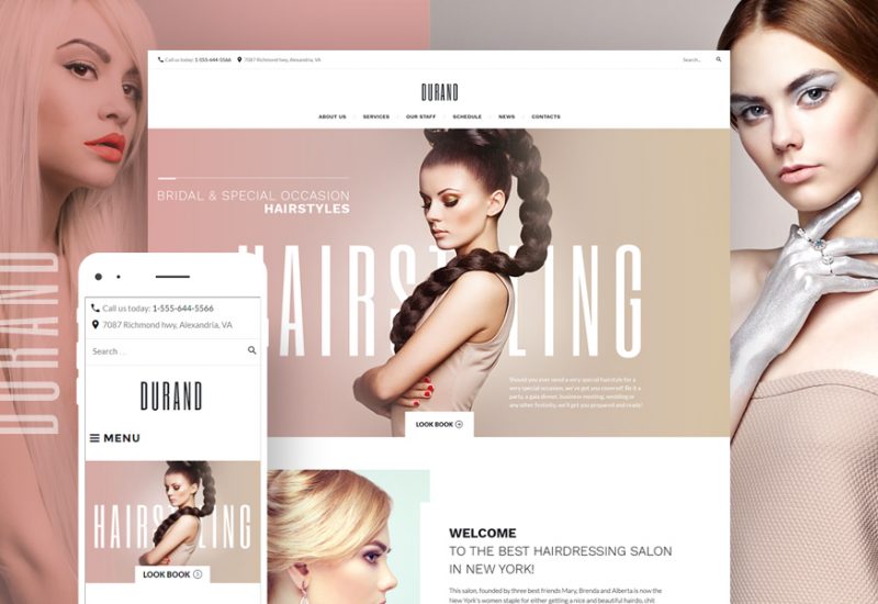 Beauty & Hair Salon WordPress Theme