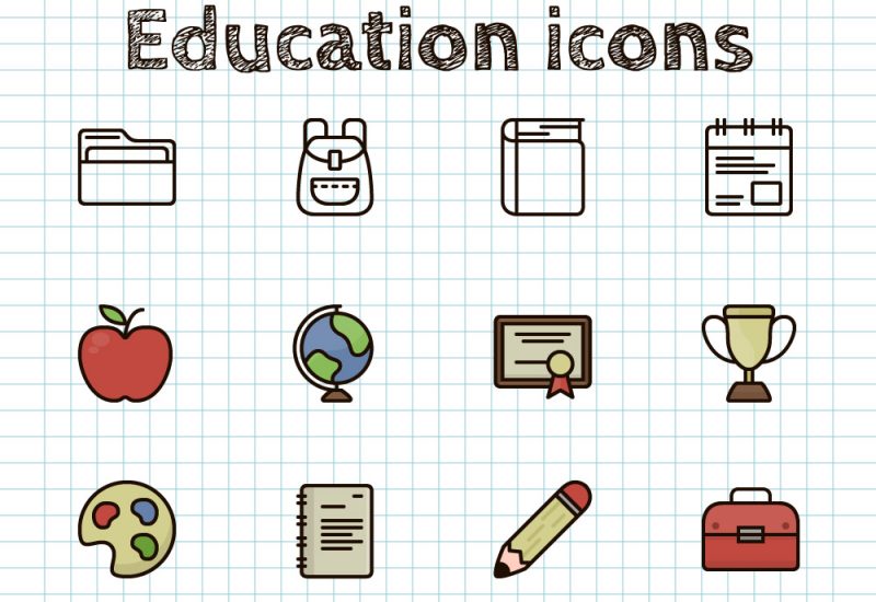 Education Vector Icons