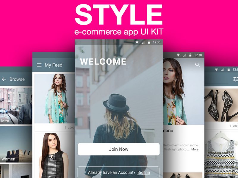 free-ecommerce-app-ui-kit