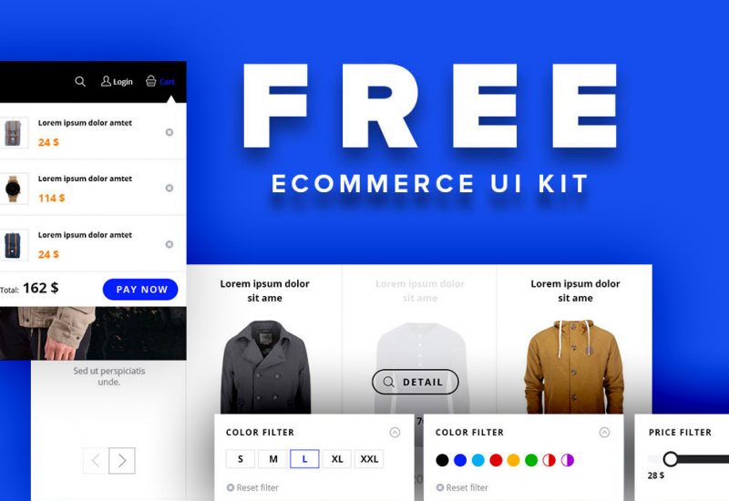 Free Ecommerce PSD Kit