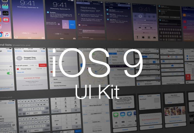 Free iOS 9 UI Kit