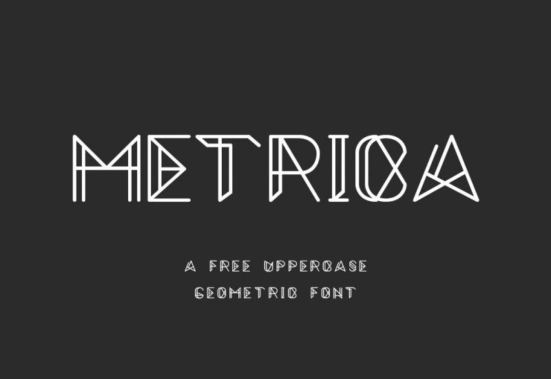 free-metrica-font