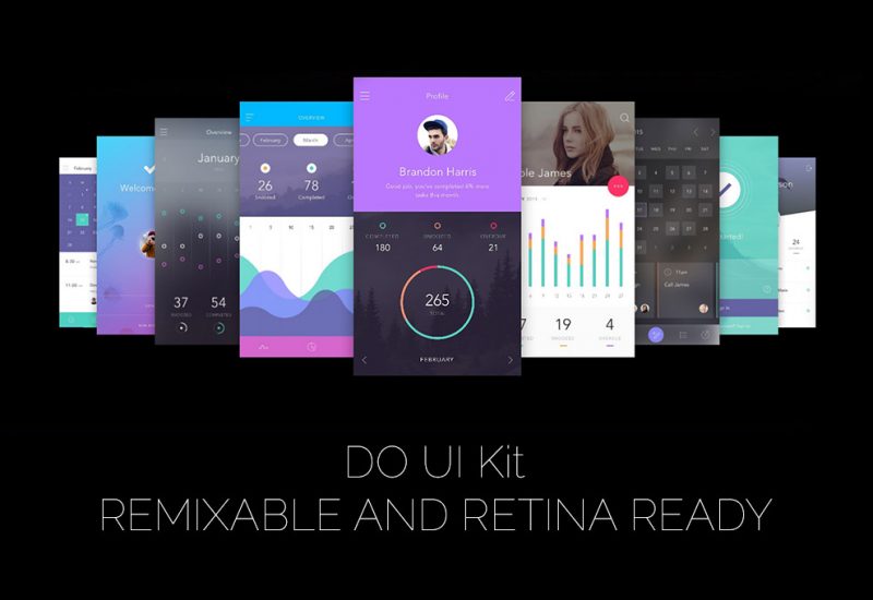Free Mobile App UI Kit