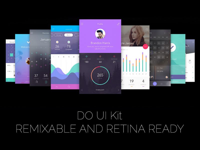 Free Mobile App UI Kit