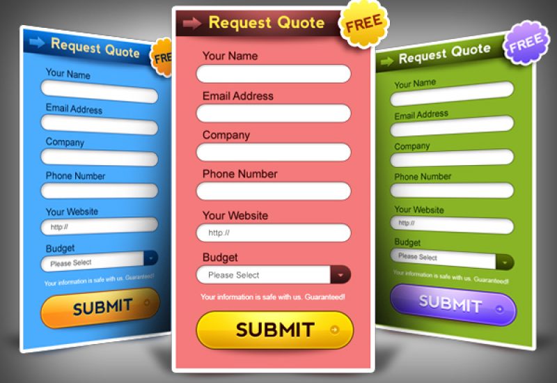 free-quote-forms