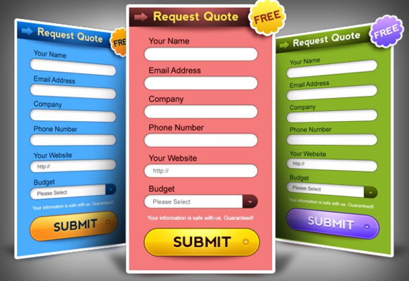 free-quote-forms