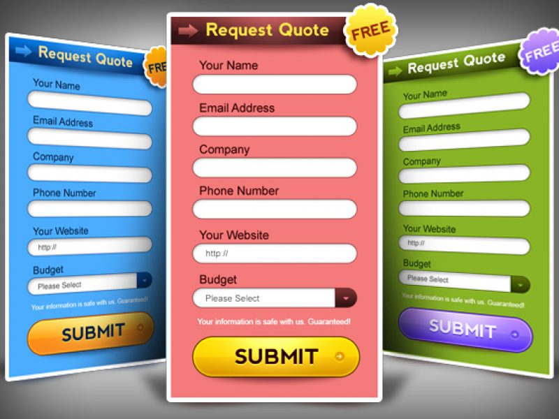 free-quote-forms
