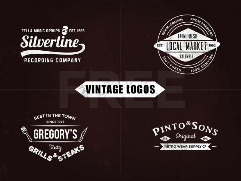 Free Vintage Logo Templates