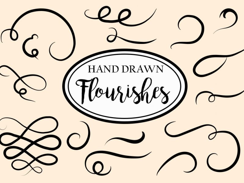 Free Vector Decorative Flourishes