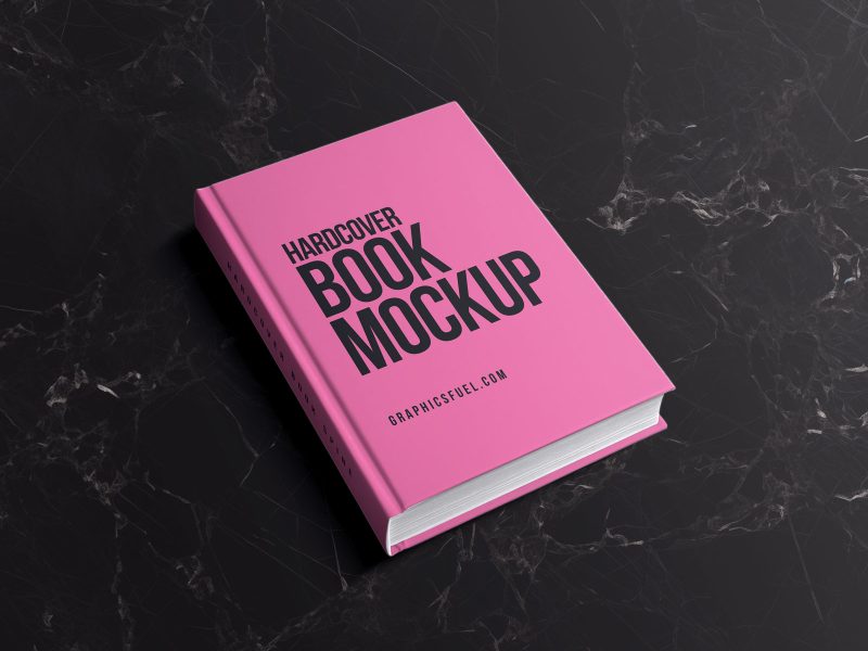 Hardcover Book Mockup Template
