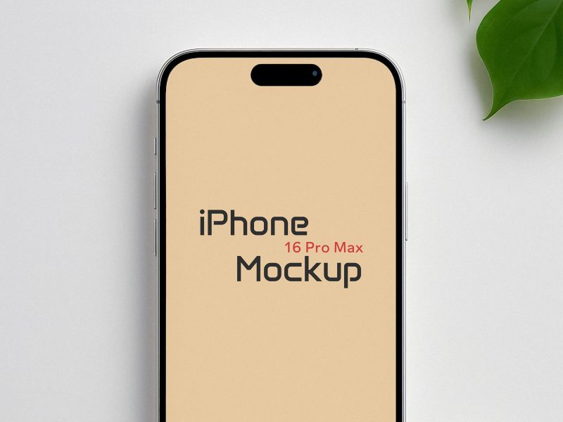 iPhone 16 Pro Mockup