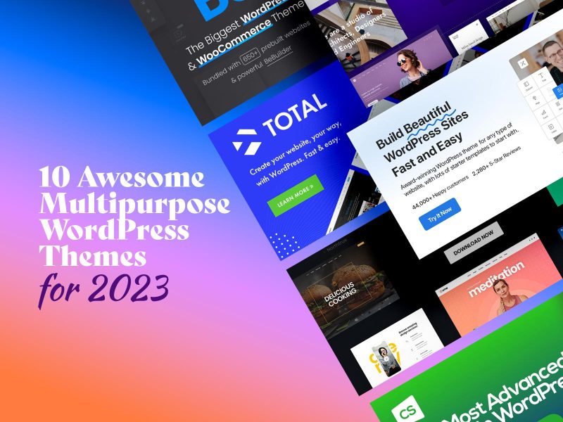 10 multipurpose Wordpress themes