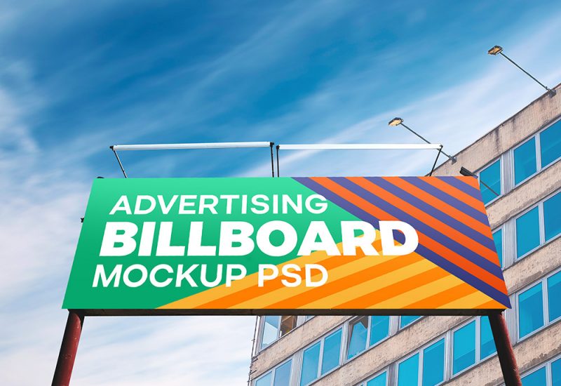 Free Outdoor Billboard PSD Mockup