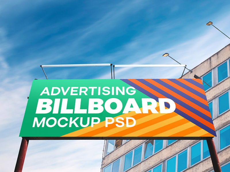 Free Outdoor Billboard PSD Mockup