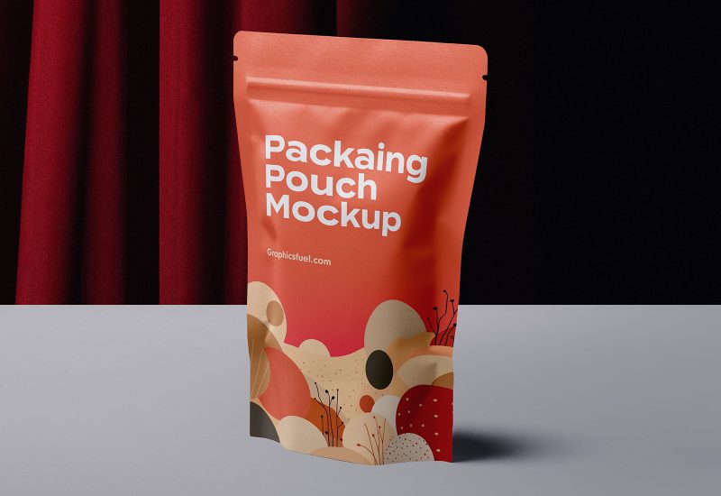 Packaging Pouch Mockup Template