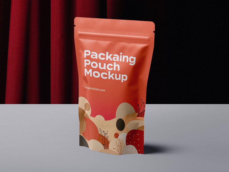 Packaging Pouch Mockup Template