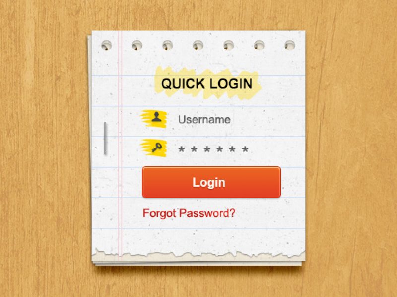 paper-login-form