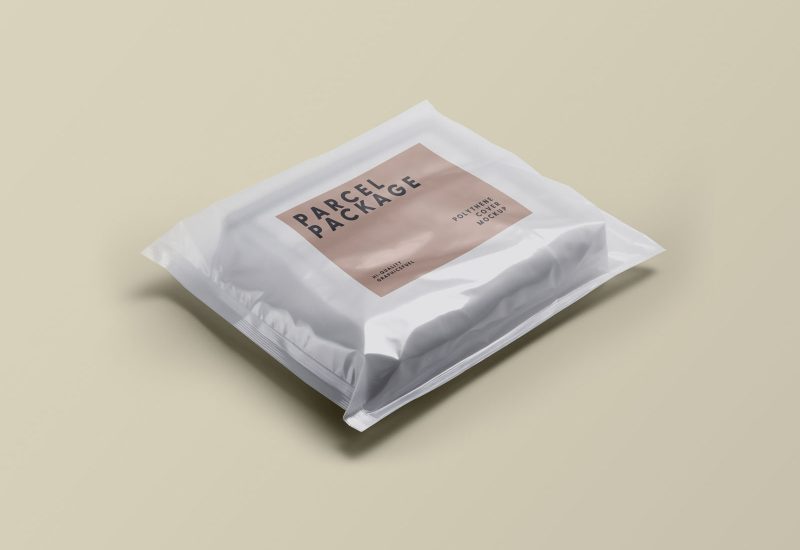 Polythene Parcel Package Mockup